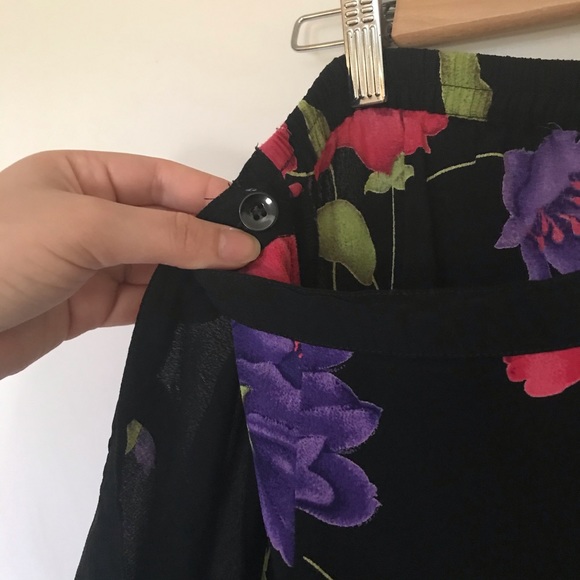 Floral Wrap Skirt - Picture 7 of 7